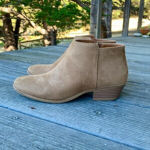 Soda Tan Suede Ankle Boots